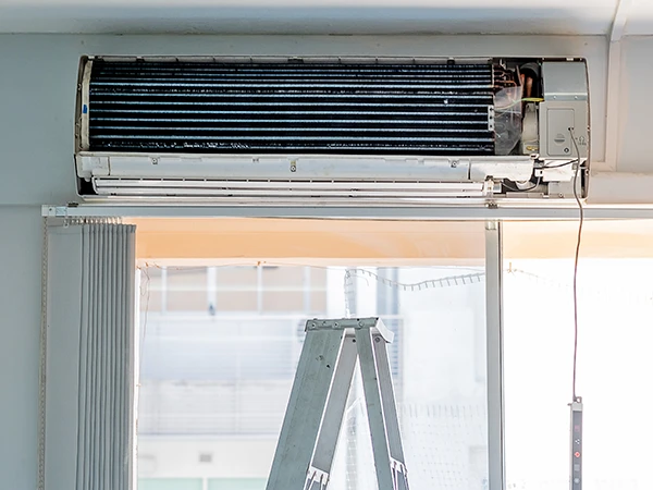 AC Service being done in North Carolina