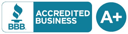Better Business Bureau logo for Fire and Ice Heating and Cooling company in Greensboro NC